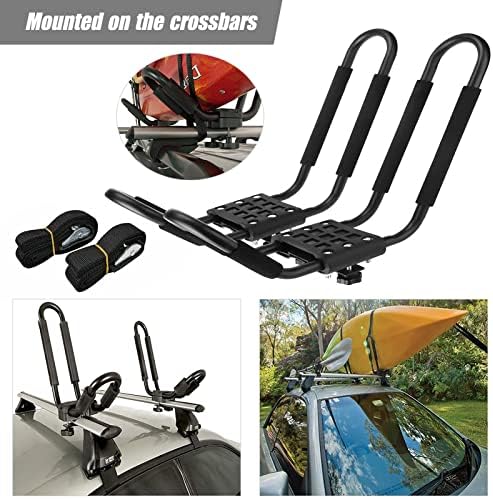 Generic J Bar Roof Rack, Complete Kayak Mount Set - Image 3