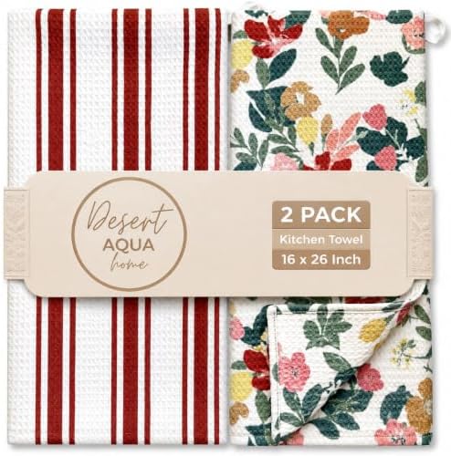 Kitchen Towels, Dish Towels for Kitchen by DesertAqua