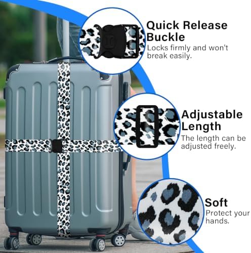 Luggage Straps for Suitcases, Travel Adjustable Belt - Image 2