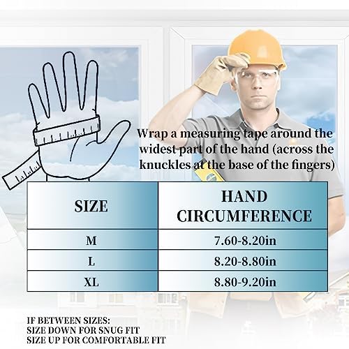 Impact Work Gloves, Mens Working Gloves - Image 4