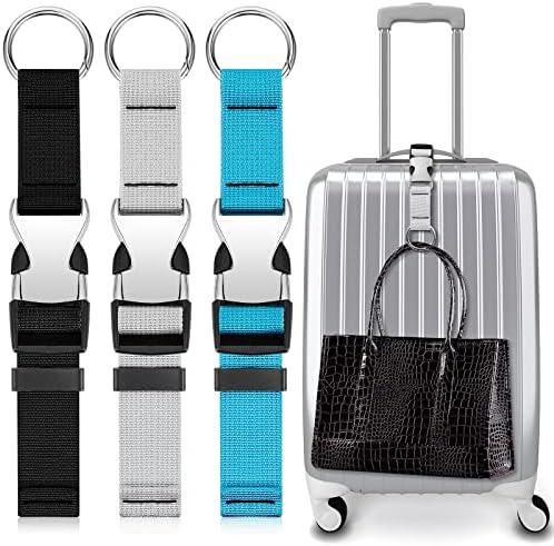 3 Pcs Add a Bag Luggage Straps for Suitcases, Connector Straps by Amylove