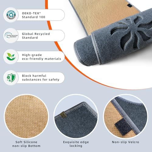 Dashboard Cover Dash Mat Fit for Ho-nda HR-V 2022-2016, Car Dash Board Mat - Image 3