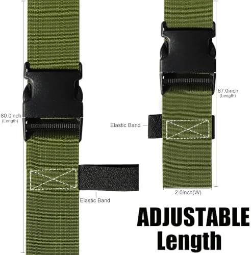 Luggage Straps for Suitcases TSA Approved-2 Pack Bright Personalized Luggage - Image 3