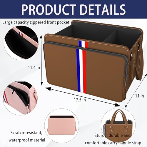 Homeve Trunk Organizer for Car, Waterproof Collapsible 3 Compartments Car - Image 2