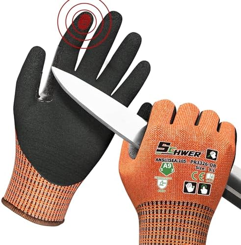 Schwer ProGuard High Level Cut Resistant Work Gloves PR3326 by SCHWER