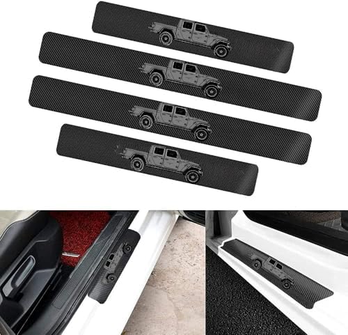 4 Pieces Car Door Sill Protector fit - Image 2