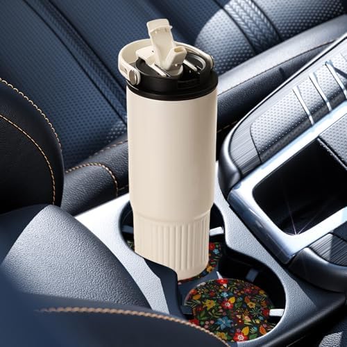 2 Pack Car Coasters for Cup Holders, Cute Car Accessories Interior - Image 6