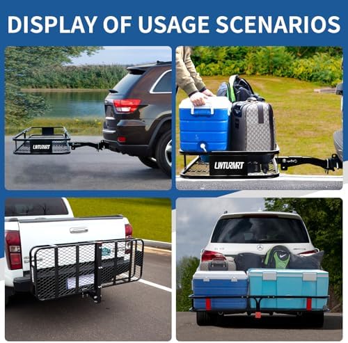 LWTURMRT Folding Hitch Cargo Carrier Basket 57"X21" - Image 6