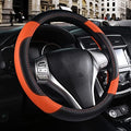 Leather Car Steering Wheel Cover, Universal Fit by Szttswamp