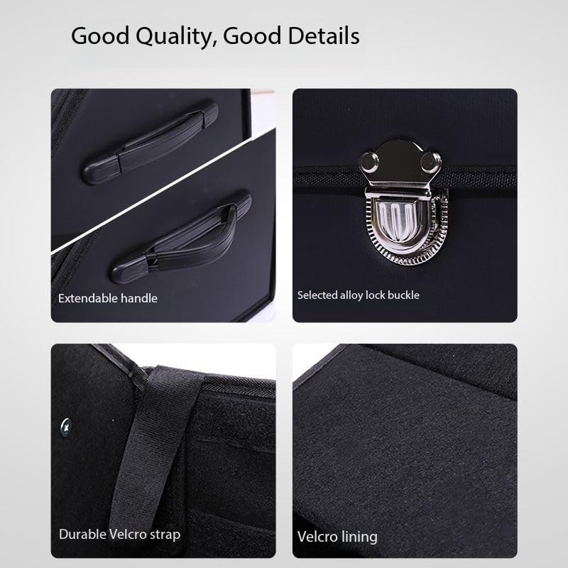 Car Trunk Organizer Leather Storage Box - Image 3
