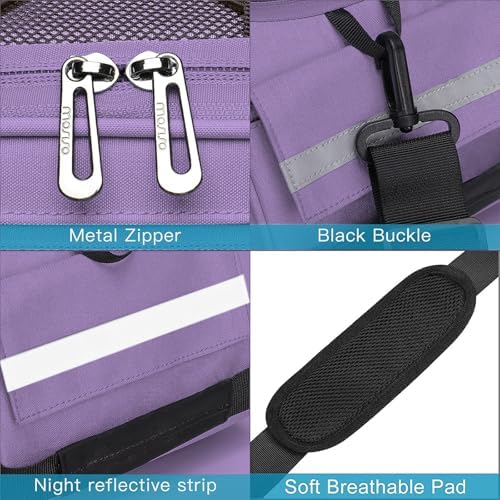 MOSISO Bike Rack Bag, Waterproof Bicycle Trunk Pannier Rear Seat Pouch - Image 5