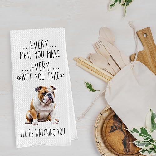 English Bulldog Dish Towels Set - Image 3