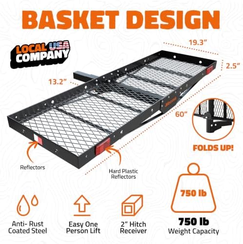 Mockins 60"x19.3"x2.5" Heavy Duty Trailer Hitch Tray - Image 2