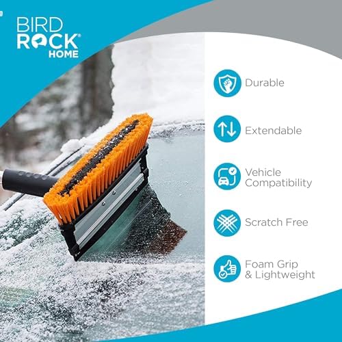 BIRDROCK HOME 39" Extendable Snow Brush - Image 2