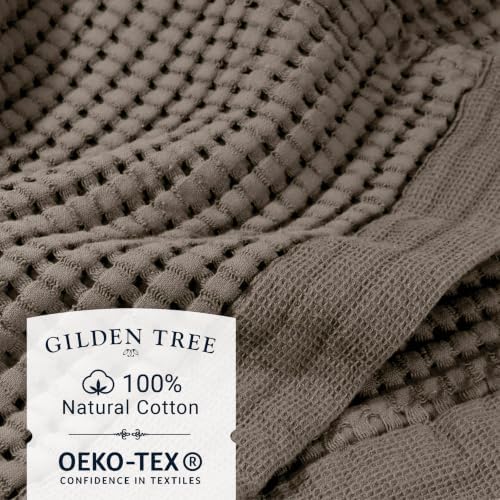 GILDEN TREE Waffle Bath Sheet Quick Dry Towel, Thin Luxury Bath Towels - Image 2