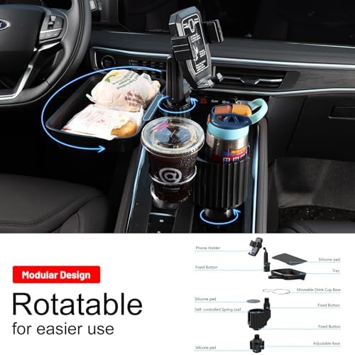 Car Large Cup Holder Expander, 4-in-1 Cupholder Extender - Image 5