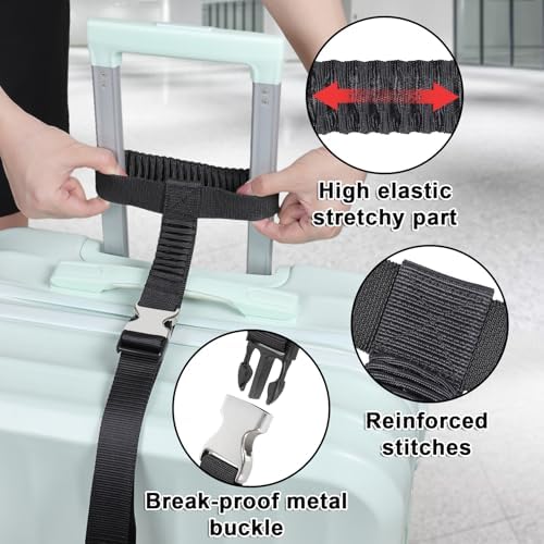 Vigorport Luggage Straps, Metal Luggage Connector Straps - Image 2