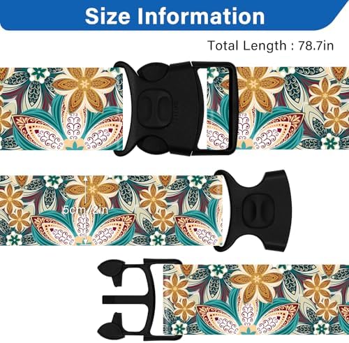 2 Pack Luggage Straps for Suitcases, Adjustable Travel Belt - Image 3