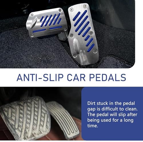 2 PCS Car Foot Pedal Pads, Brake and Accelerator Pedal Cover Sets, Non-Slip - Image 6