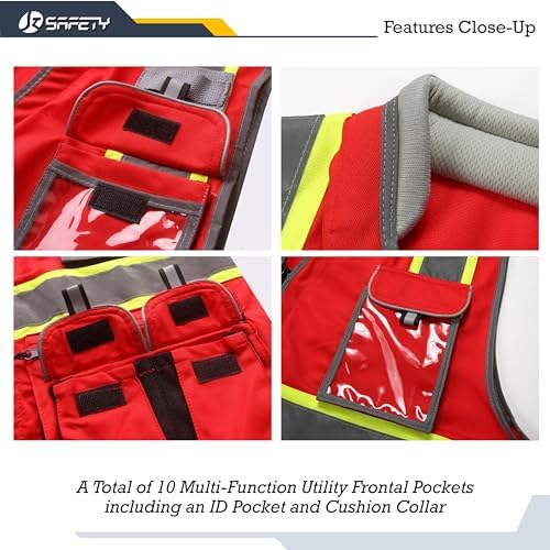 JKSafety Reflective Safety Vest - Image 2