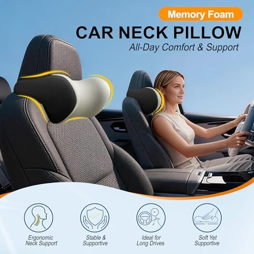 Allaboutsla 2-Pack Car Neck Pillow, Car Headrest Pillow - Image 2