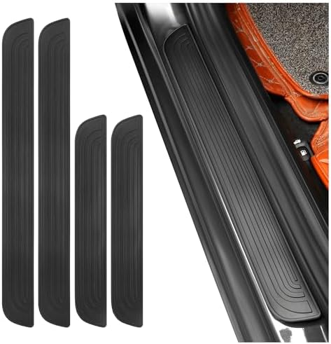 4PCS Car Door Sill Protector, Anti-Scratch & Waterproof Car Door Sills Scratch by KIFIDAN