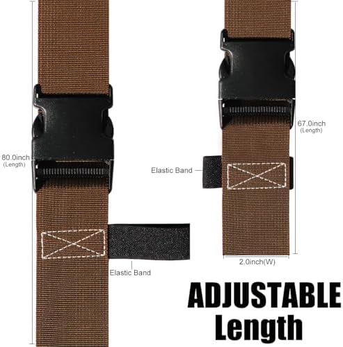 Luggage Straps for Suitcases TSA Approved-2 Pack Bright Personalized Luggage - Image 3