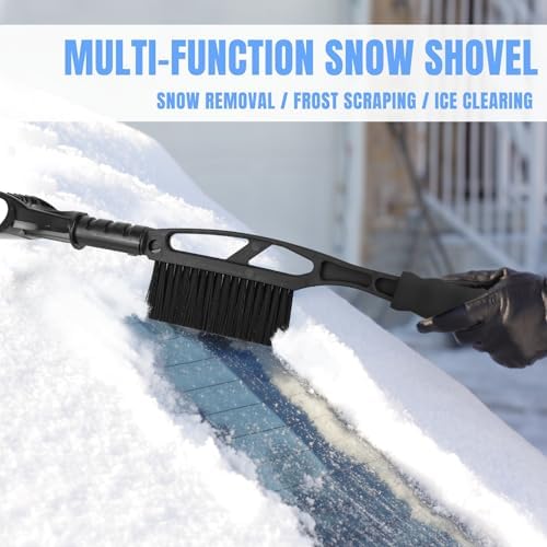 wuyaoyao Snow Brush & Ice Scraper, 2 in 1 Detachable Ice Scrapers - Image 5