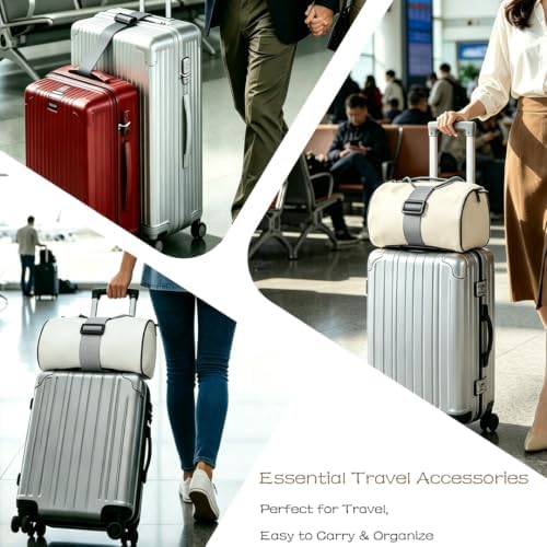 2Pack Adjustable Luggage Straps - Image 2