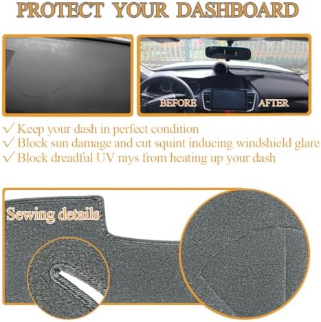 Dash Cover Mat Custom Fit for Cadillac Escalade Dashboard Pad Cap Carpet - Image 4