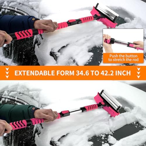 METOWARE 44" Ice Scraper and Snow Brush - Image 6