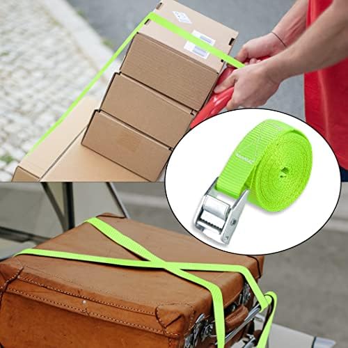 Cartman 1" x 12 ft Lashing Straps, 6 Pack, 600 lb Break Strength - Image 6
