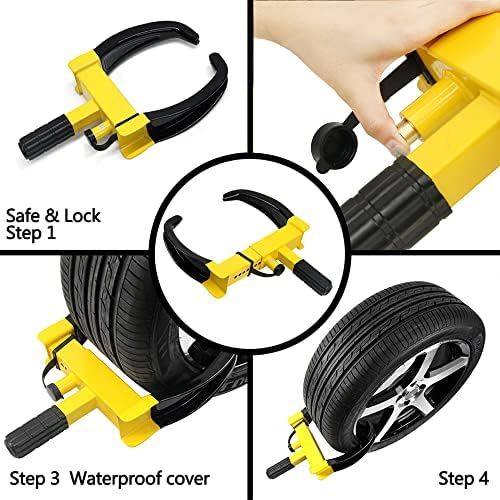 KAYCENTOP Universal Wheel Lock, Security Trailer Wheel Lock Anti Theft Tire Lock - Image 6