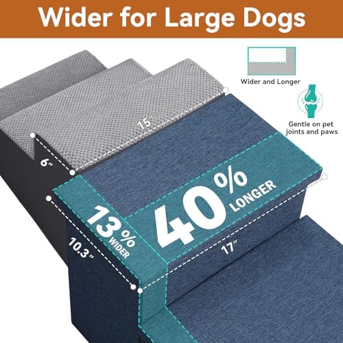 Zerbuger Dog Stairs with Storage - Image 2