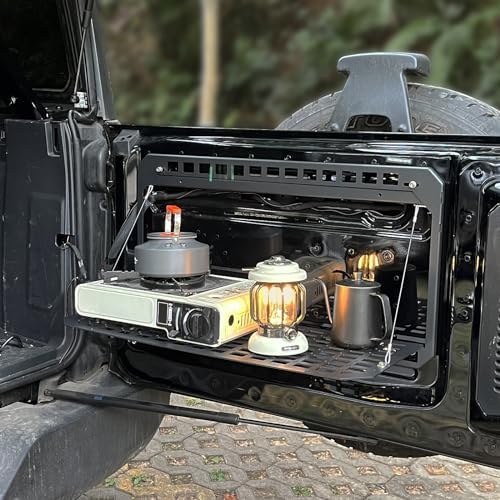 MAIKER OFF ROAD Tailgate Table Rear Foldable Cargo Shelf Aluminum Alloy Storage - Image 4