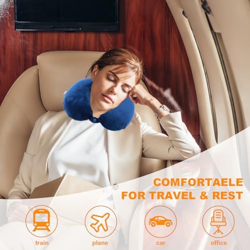 Travel Pillow, 100% Pure Memory Foam U Shaped Neck Pillow, Super Lightweight - Image 2