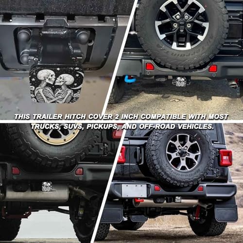 2" Trailer Hitch Cover Rubber Receiver Tube Cap Trailer Hitch Covers - Image 5