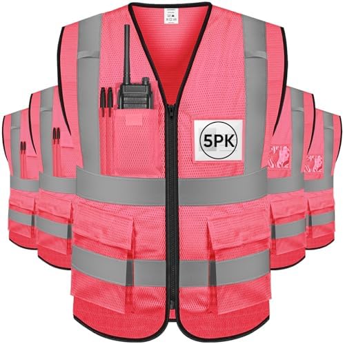 TICONN High Visibility Reflective Safety Vest by TICONN