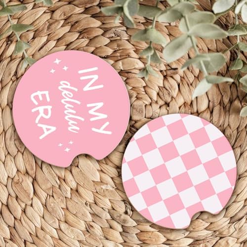 Ceramic Car Coasters – Absorbent Car Cup Holder Coaster Set - Image 7