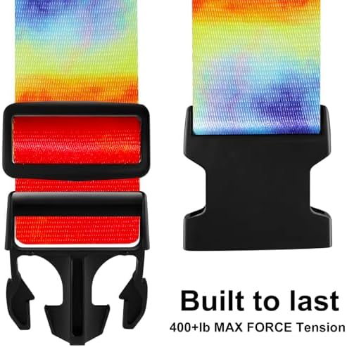 Luggage Straps for Suitcases TSA Approved-2 Pack Bright Personalized Luggage - Image 2