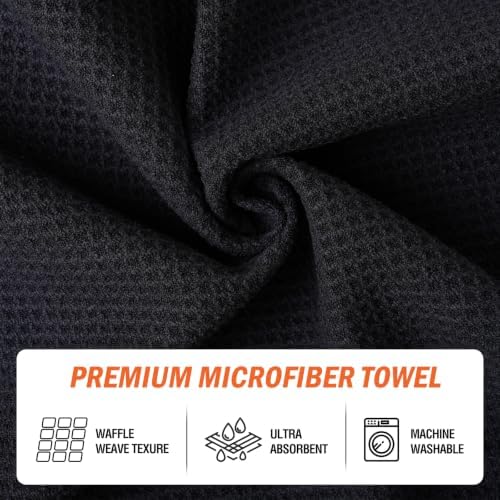 Magnetic Golf Towel, Ultra-Absorbent Microfiber Cleaning Towel - Image 5