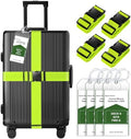 Gostwo 8 Pack Luggage Straps and Cruise Tags Set by Gostwo