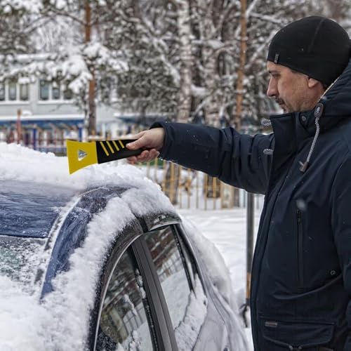 Mini Ice Scrapers for Car Windshield Plastic Frost Ice Snow Removal Tool Bulk - Image 3