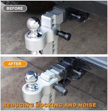 Hitch Tightener, Anti Rattle Clamp Stabilizer for1.25 to 2" Hitches - Image 3