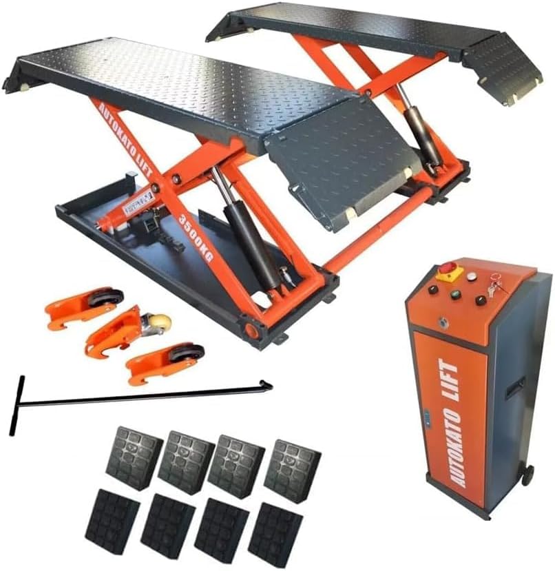AK-X85 40.15" Mid Rise Scissor Lift Electric Release by Autokato