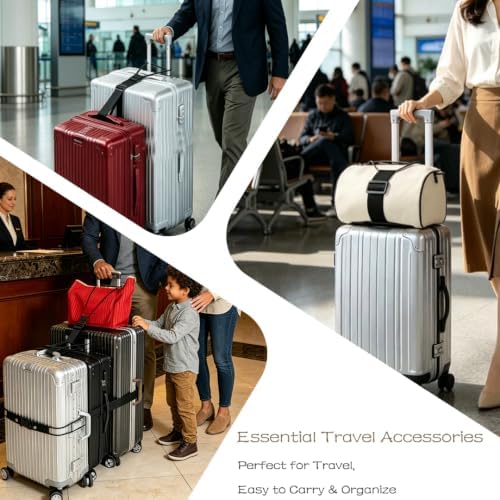 2Pack Adjustable Luggage Straps - Image 2