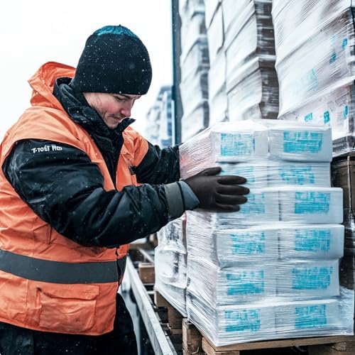 KAYGO Winter Work Gloves, Non-Slip Thermal Latex Coated - Image 3