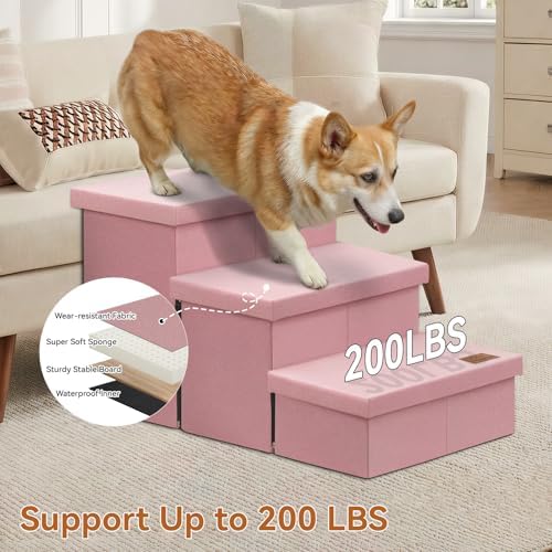 Zerbuger Dog Stairs with Storage - Image 5