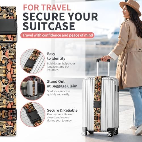 Luggage Strap for Suitcases Adjustable Travel Belt - Image 2