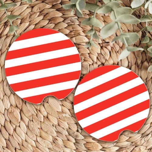 Ceramic Car Coasters – Absorbent Car Cup Holder Coaster Set - Image 7